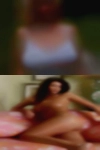 Girl park showing long nipple