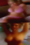 Girl park showing long nipple
